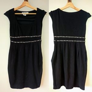 Maggy London Little Black Dress w/ Rivit Detail